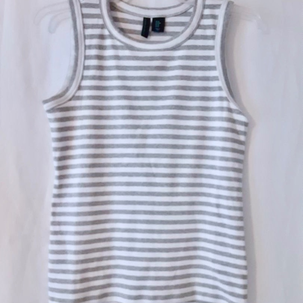 NWT Cynthia Rowley Striped Sleeveless Top Sz M